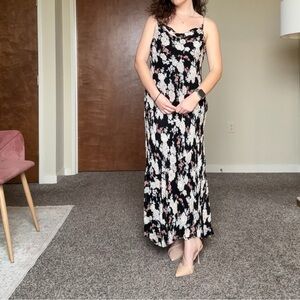 Vintage Beaded Floral Dress